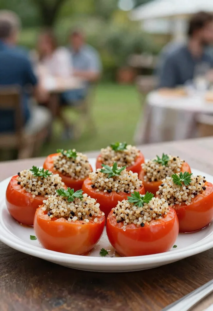 17 Delicious Smoker Food Ideas Beyond Just Brisket 15. Smoked Quinoa Stuffed Tomatoes 0