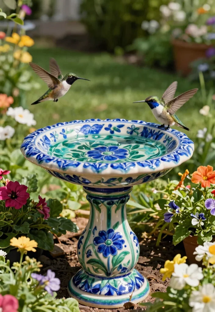 10 Best Bird Bath for Hummingbirds Expert Top Picks 1. The Classic Ceramic Bird Bath 0
