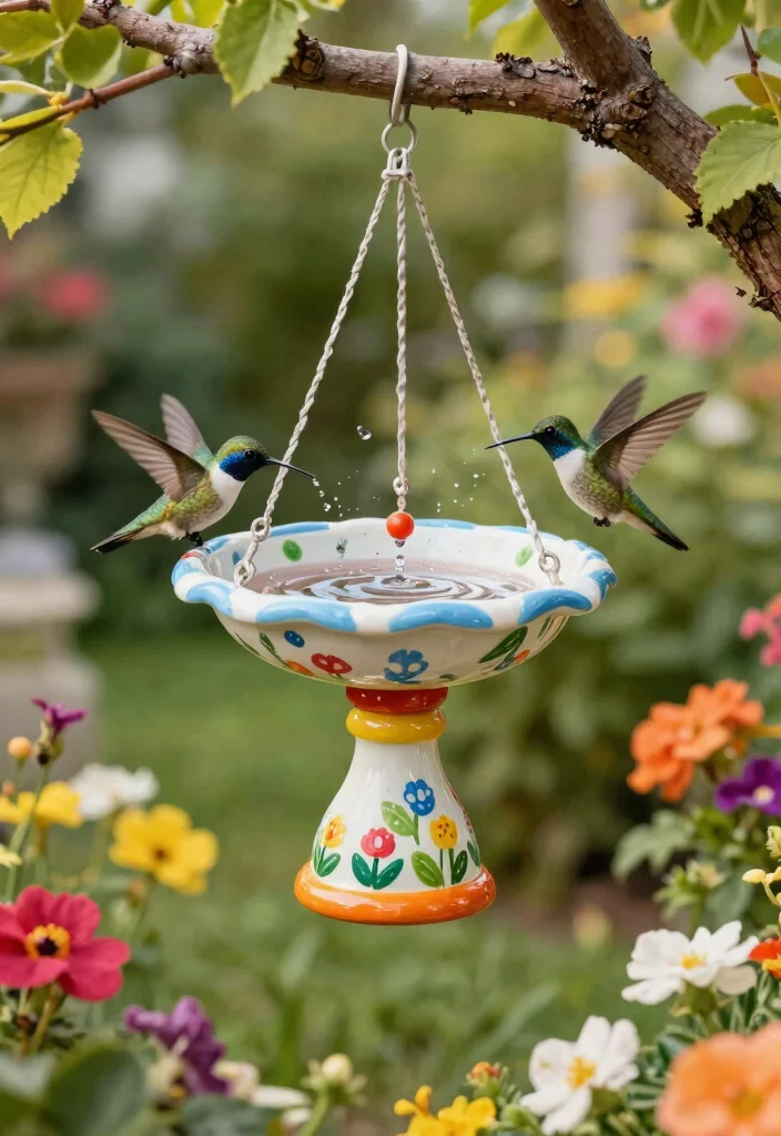 10 Best Bird Bath for Hummingbirds Expert Top Picks 7. Hanging Bird Bath 0