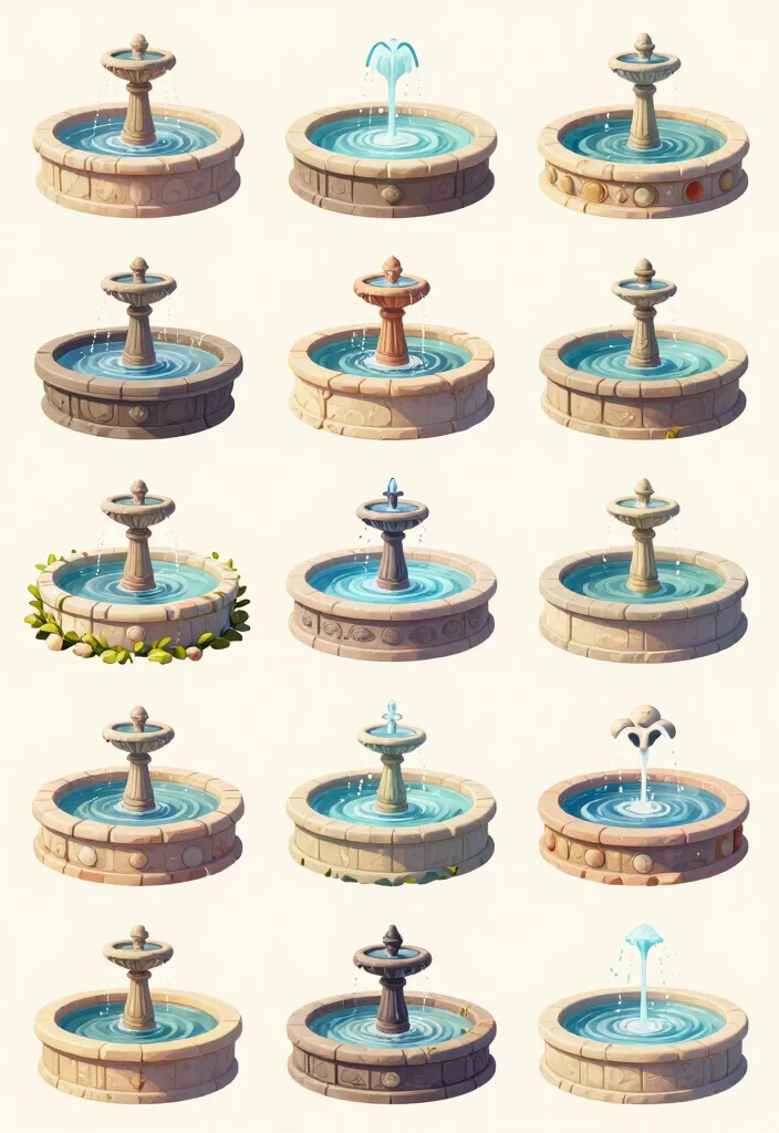 10 Best Water Fountain Top View PNG Assets for Design Conclusion 0