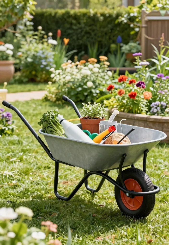 10 Best Wheelbarrow Models for Heavy Duty Yard Work 10. Radius Garden Ergonomic Wheelbarrow 0