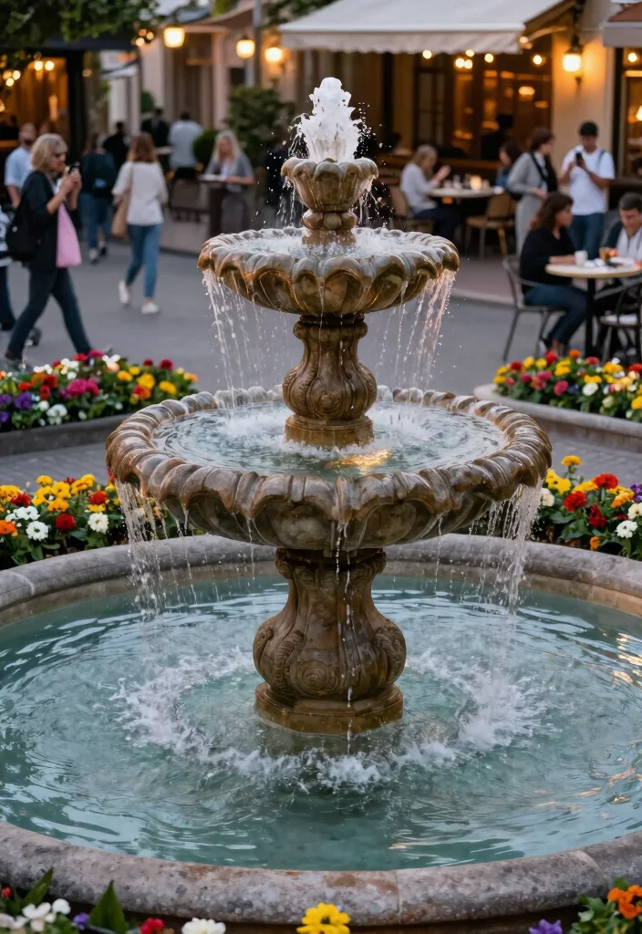 11 Beautiful Public Space Water Fountain Inspiration 1 11 Beautiful Public Space Water Fountain Inspiration 1. The Classic Tiered Fountain 0