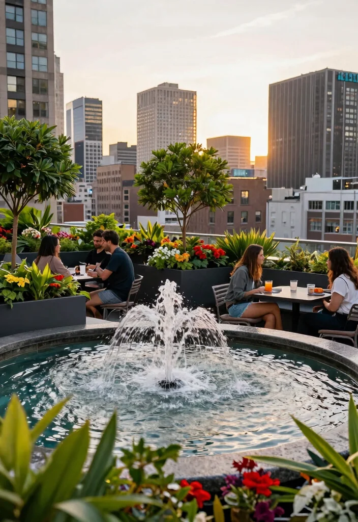 11 Beautiful Public Space Water Fountain Inspiration 9 11 Beautiful Public Space Water Fountain Inspiration 9. Urban Rooftop Fountains 0