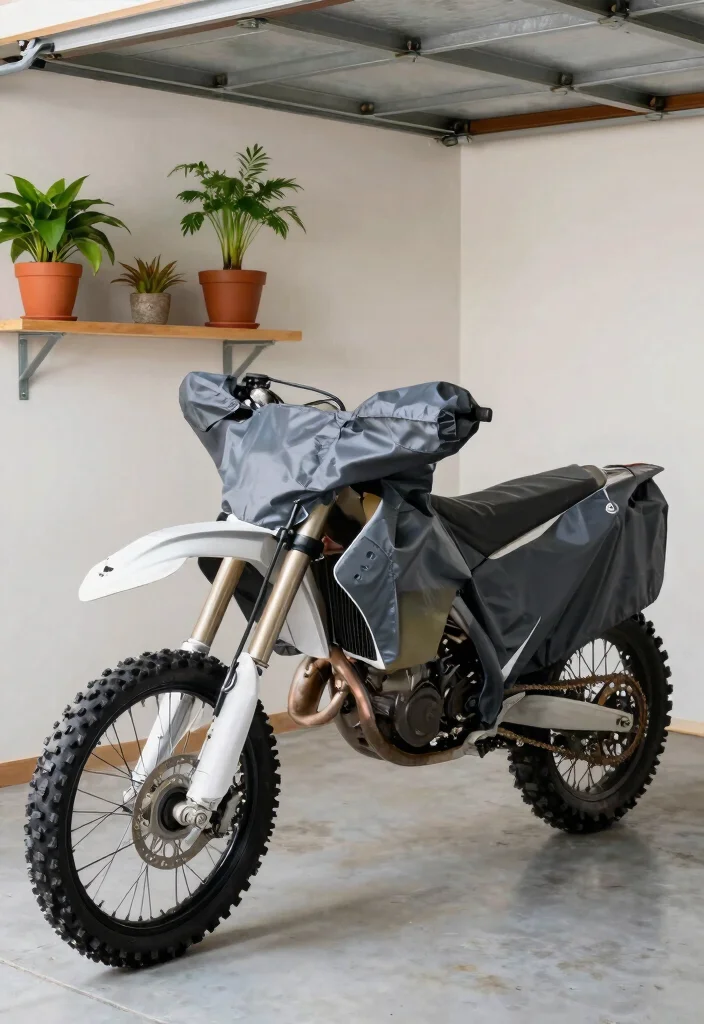 11 Best Dirt Bike Storage Ideas for Ultimate Protection 7. Bike Cover for Indoor Storage 0