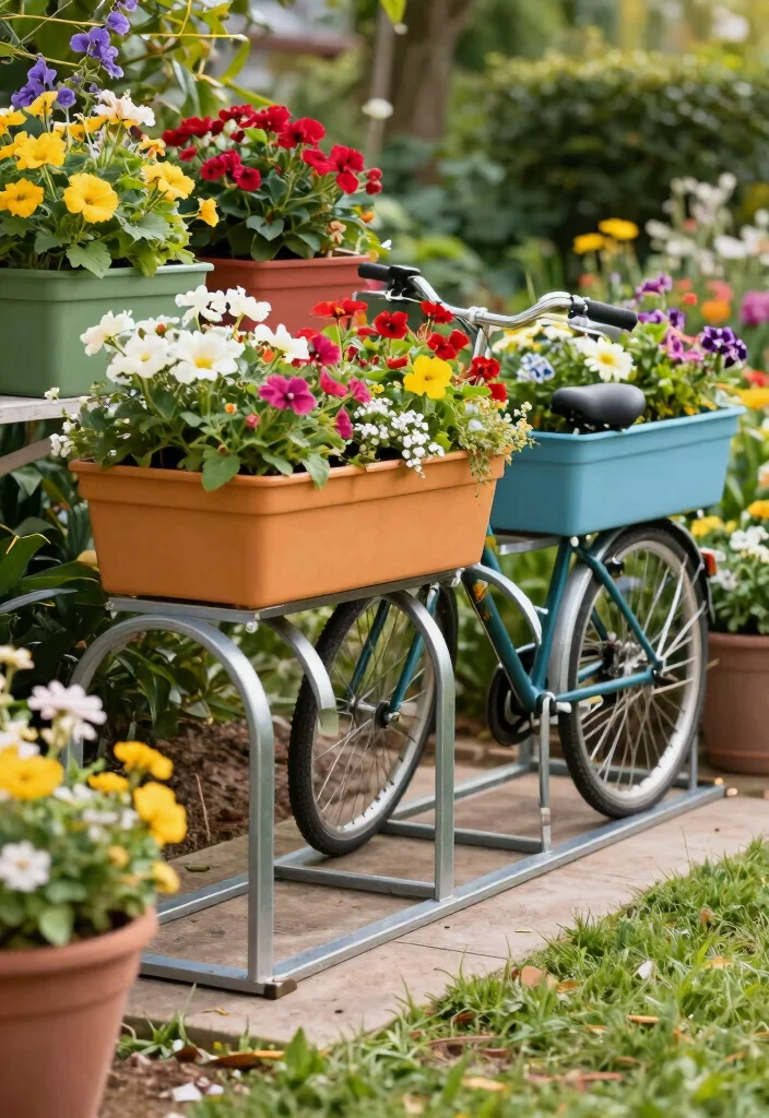 11 Best Secure Bike Storage Ideas to Prevent Theft 4 11 Best Secure Bike Storage Ideas to Prevent Theft 4. Integrated Bike Rack with Planter Boxes 0