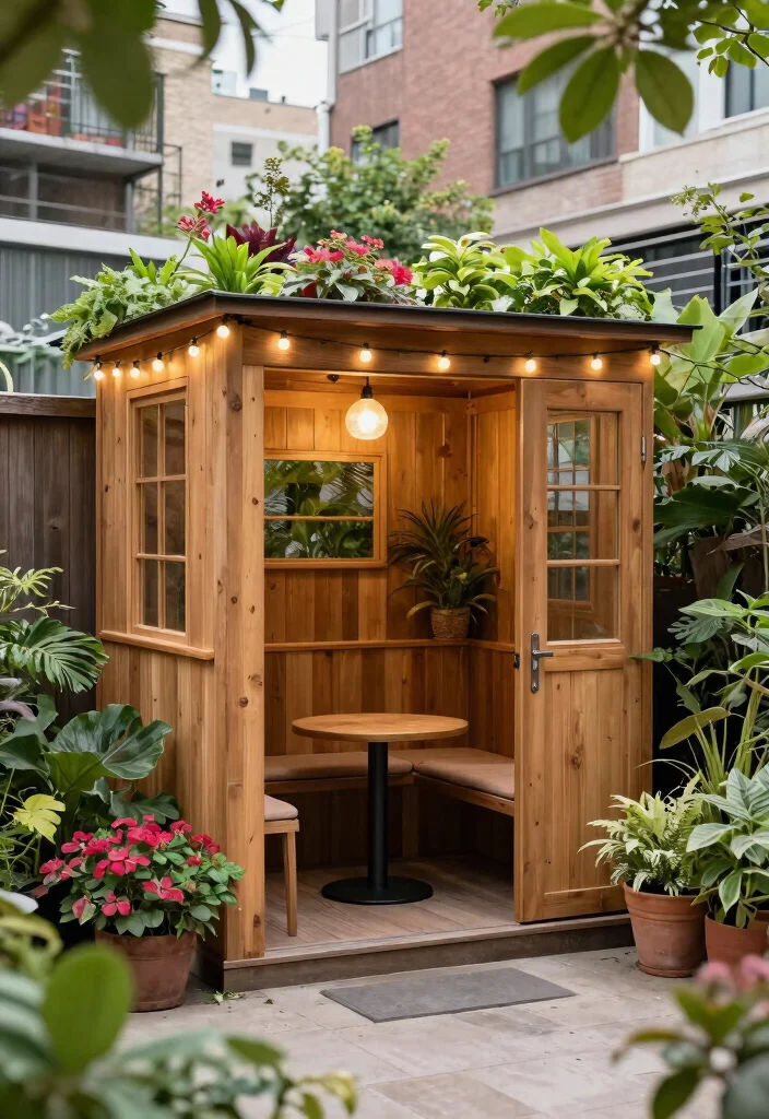 11 Best Smoker Shed Ideas to Protect Your BBQ Gear 11. Cozy Corner Shed 0