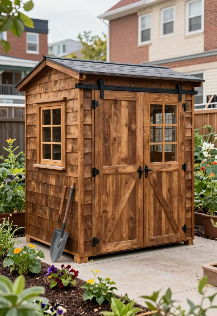 11 Best Smoker Shed Ideas to Protect Your BBQ Gear 5. Rustic Barn Shed 0