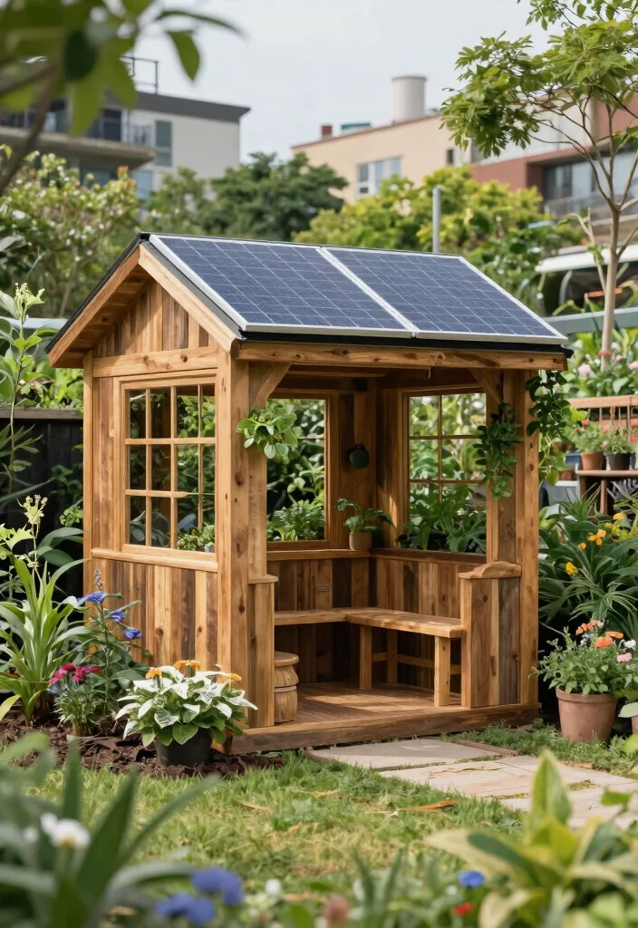 11 Best Smoker Shed Ideas to Protect Your BBQ Gear 8. Eco Friendly Shed 0