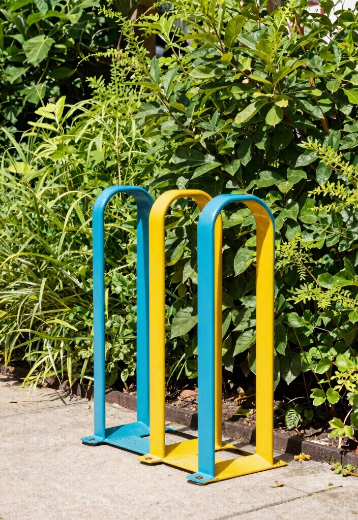 11 Best Vertical Bike Storage Ideas for Small Urban Gardens 5. Freestanding Vertical Racks 0