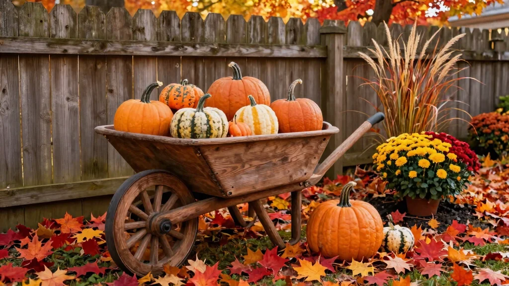 11 Best Wheelbarrow Fall Decor Ideas for Your Front Yard