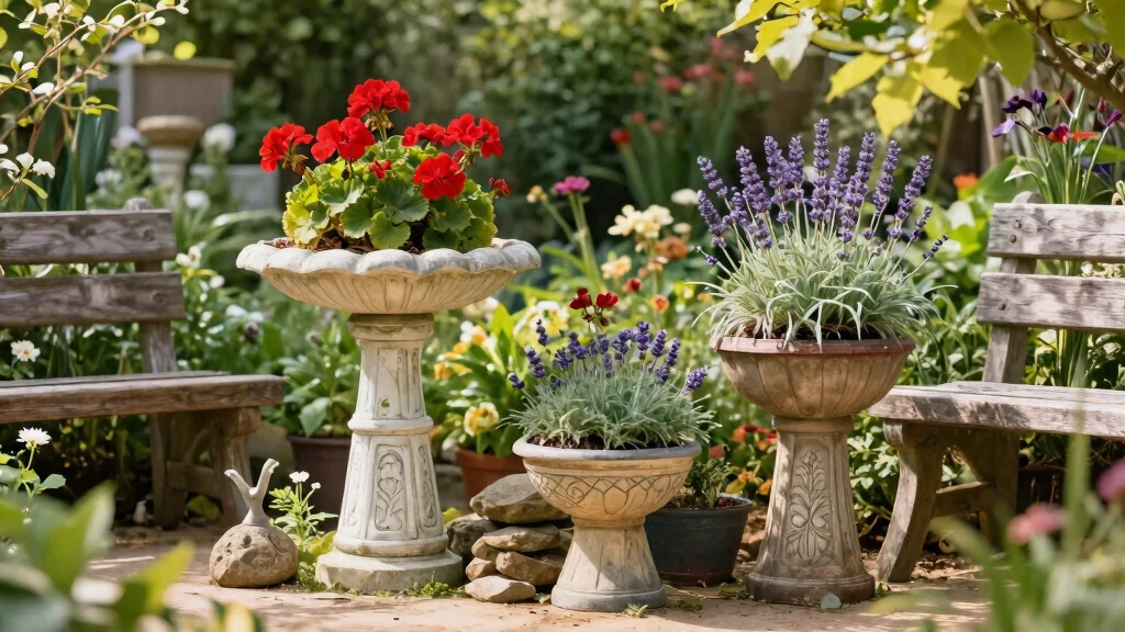 11 Clever Bird Bath Planter Ideas [DIY Garden Hacks]