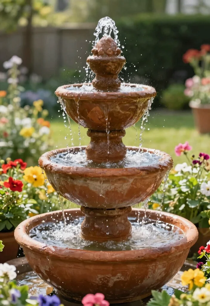 11 Easy Table Top Water Fountain DIY Projects for Your Indoor Zen Garden 2. The Terracotta Pot Fountain 0