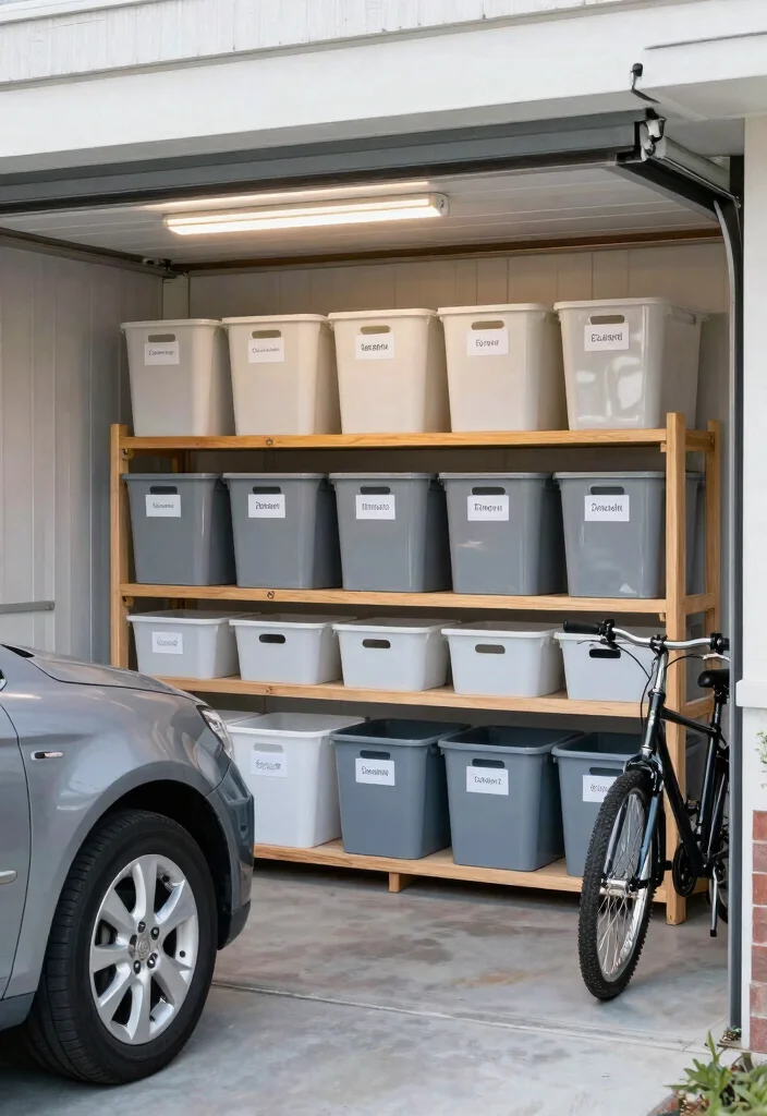 11 Efficient Car and Bike Storage Ideas for Shared Garages 11. Seasonal Storage Solutions Rotate with Purpose 0
