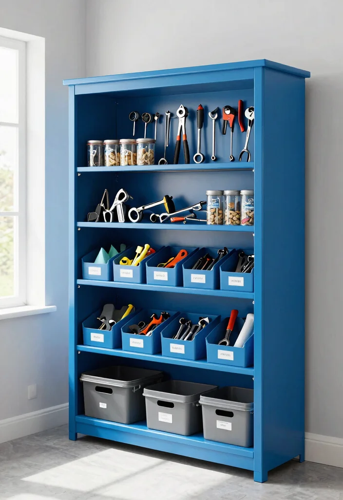 11 Functional Bike Tool Storage Ideas for Your Workshop 4. Tall Storage Cabinets 0
