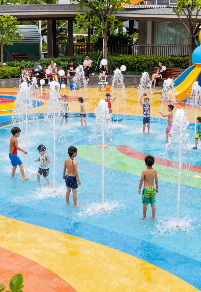 11 Grand Park Water Fountain Ideas for Large Landscapes 5 11 Grand Park Water Fountain Ideas for Large Landscapes 5. Interactive Splash Pad for All Ages 0