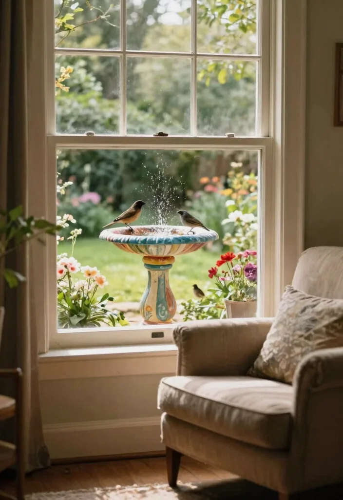 11 Guide to the Best Location for Bird Bath Placement 1. Near a Window for Bird Watching 0
