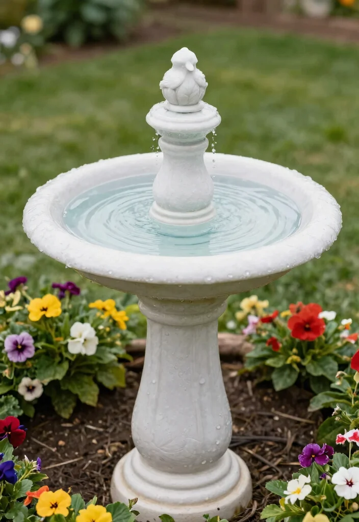 11 Guide to the Best Location for Bird Bath Placement 11. Easy Maintenance Considerations 0