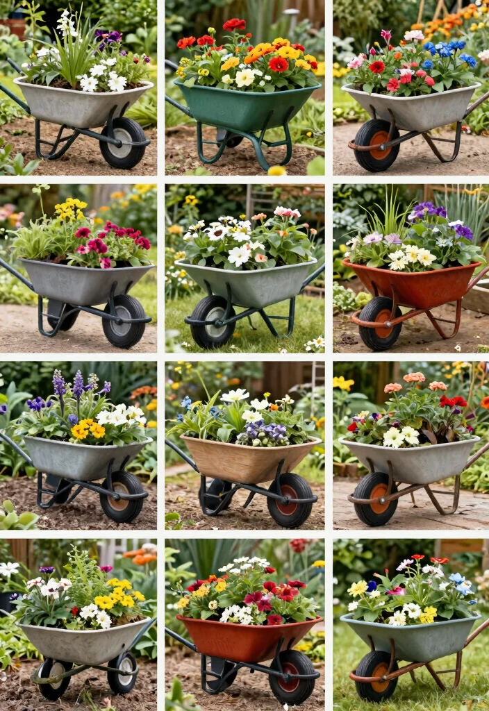 11 Magical Tipped Wheelbarrow Planter Ideas Spilled Flowers Conclusion 0