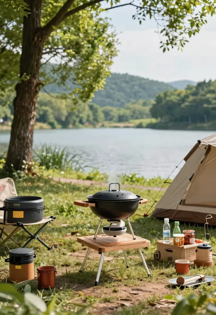 11 Modern Smoker Grill Designs for Eco Friendly Outdoor Kitchens 10. Portable Smoker Grill for Eco Friendly Adventures 0