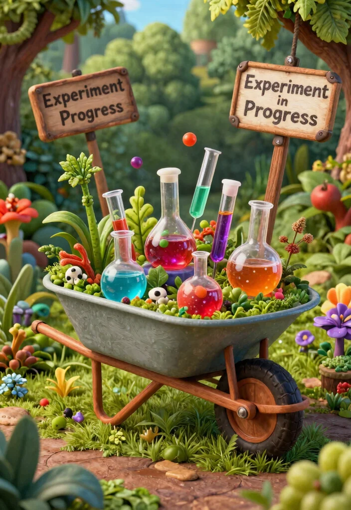 11 Spooky Halloween Wheelbarrow Ideas for Outdoor Decor 10. Mad Scientists Lab Wheelbarrow 0