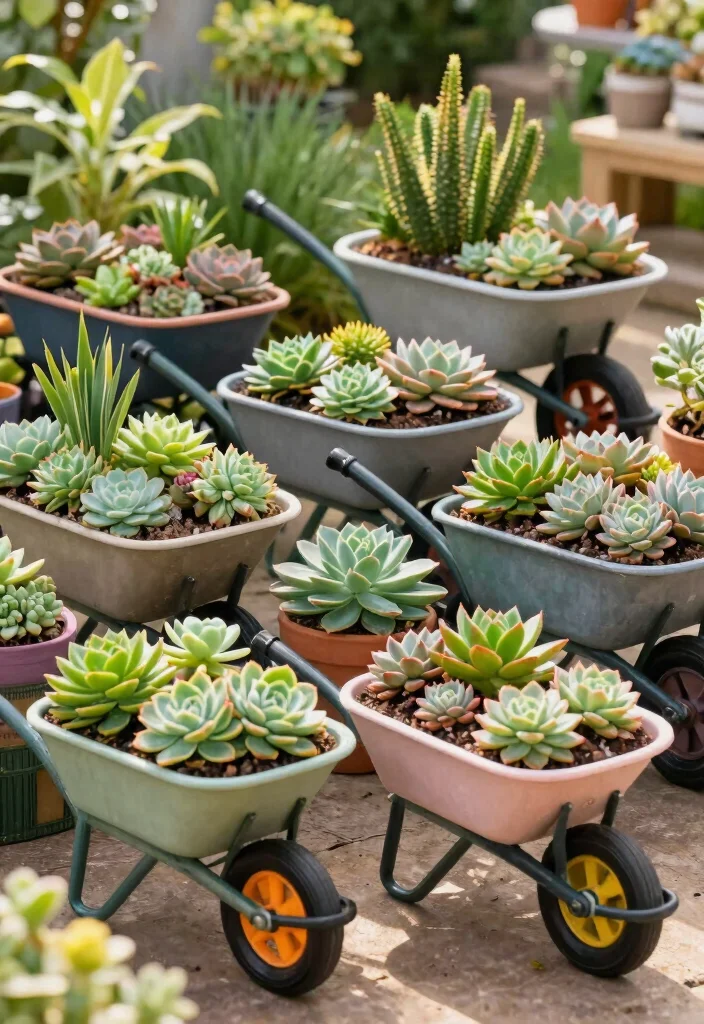 11 Stunning Wheelbarrow Succulent Planter Ideas Low Care Conclusion 0