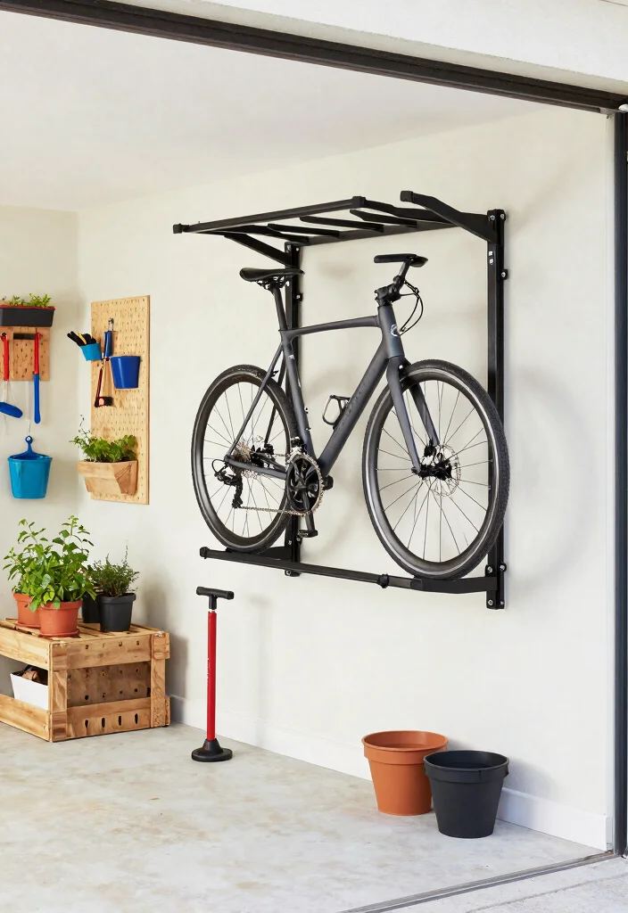 11 Sturdy Garage Bike Storage Ideas Wall Mount Solutions 2. Foldable Bike Racks 0