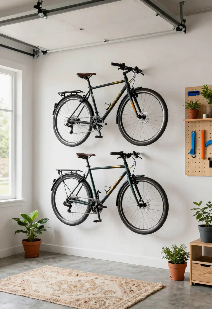 11 Sturdy Garage Bike Storage Ideas Wall Mount Solutions 4. Magnetic Bike Holders 0