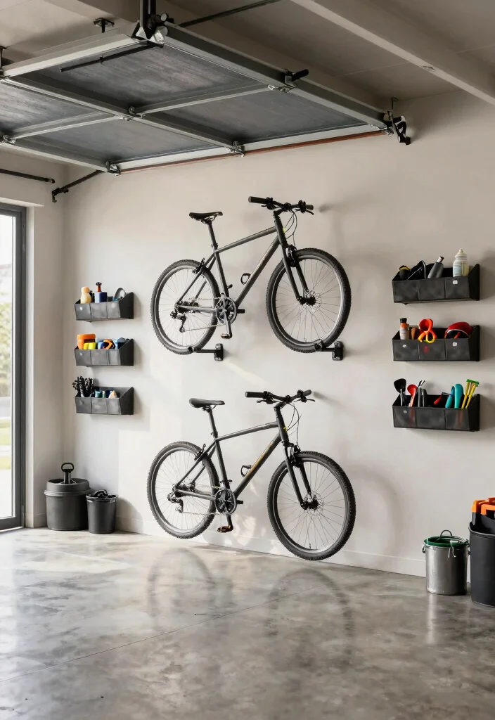 11 Sturdy Garage Bike Storage Ideas Wall Mount Solutions 9. Adjustable Wall Mount Bike Stands 0