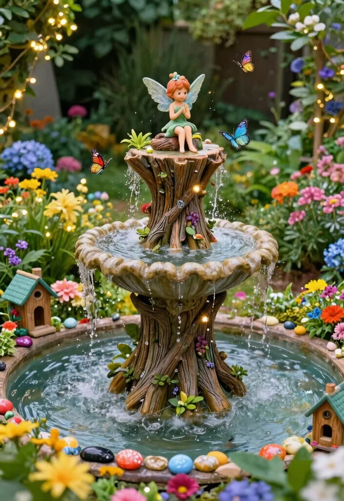 13 Best Animal Crossing Water Fountain Ideas 4. Fantasy Fairy Fountain 0