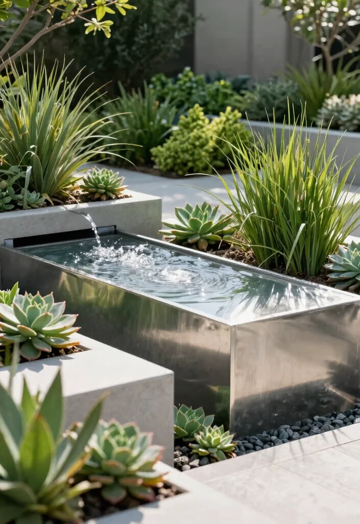 13 Best Animal Crossing Water Fountain Ideas 5. Modern Minimalist Fountain 0