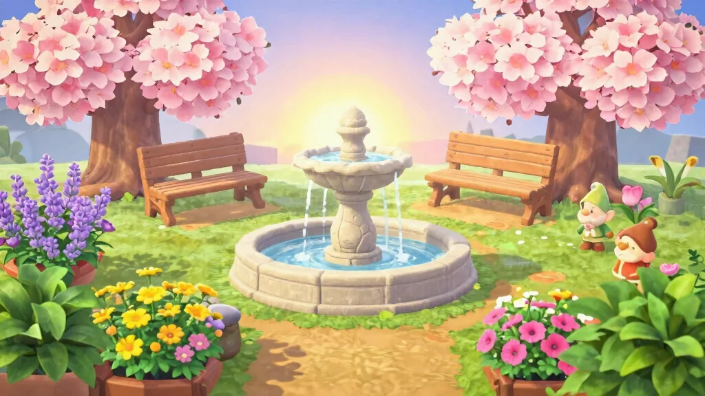 13 Best Animal Crossing Water Fountain Ideas