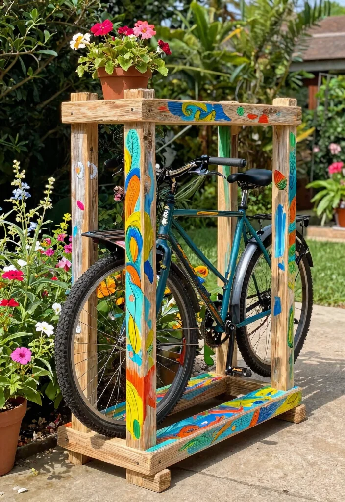 13 Best Multi Bike Storage Ideas for Large Families 12. DIY Vertical Bike Racks 0