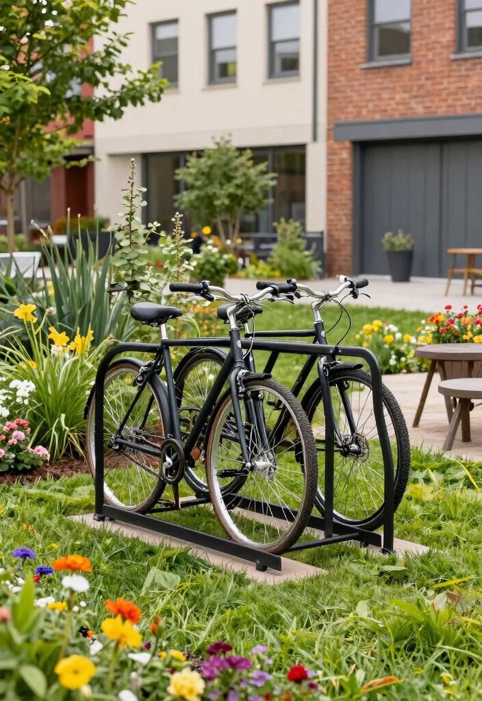 13 Best Multi Bike Storage Ideas for Large Families 7. Freestanding Vertical Racks 0