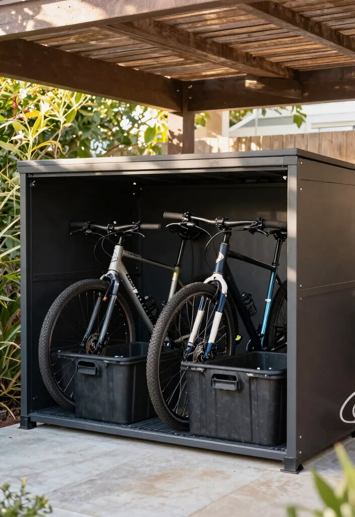 13 Best Multi Bike Storage Ideas for Large Families 9. Under Deck Storage Solutions 0