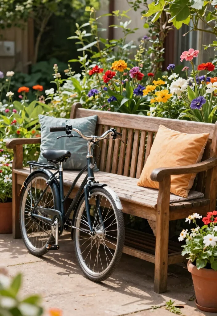 13 Clever Small Space Bike Storage Ideas Genius Hacks 11. Under Bench Bike Storage Utilize Every Nook 0