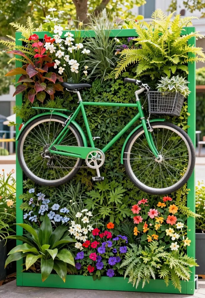 13 Clever Small Space Bike Storage Ideas Genius Hacks 13. Green Wall Bike Storage A Living Solution 0