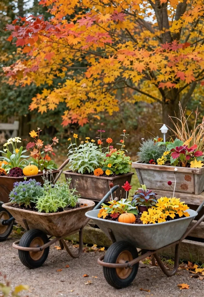 13 Cozy Wheelbarrow Planter Ideas for Fall Season Inspiration Conclusion 0