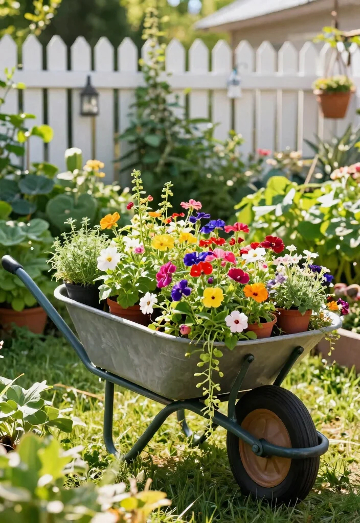 13 Dreamy Spilled Wheelbarrow Planter Ideas (Must Try!) 2 13 Dreamy Spilled Wheelbarrow Planter Ideas Must Try 2. Vertical Garden Delight 0