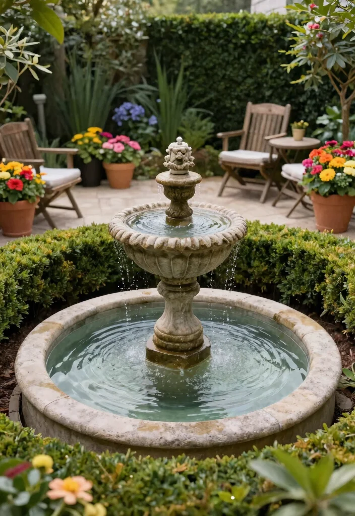 13 Elegant Urn Water Features Fountain Ideas Classic Look 6. Simple Basin Fountain Urn 0