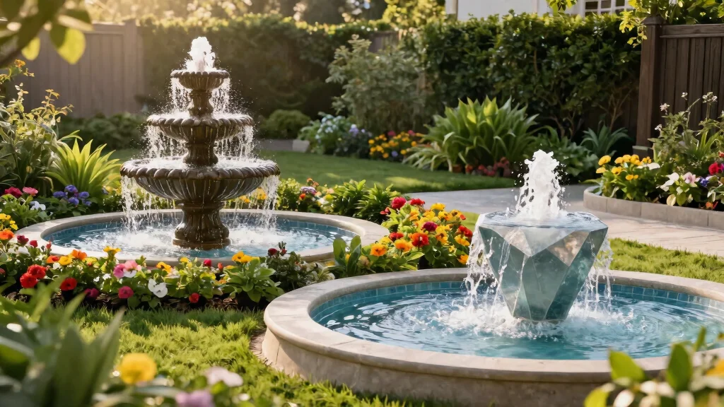 13 Grand Front Yard Water Fountain Ideas [Curb Appeal]