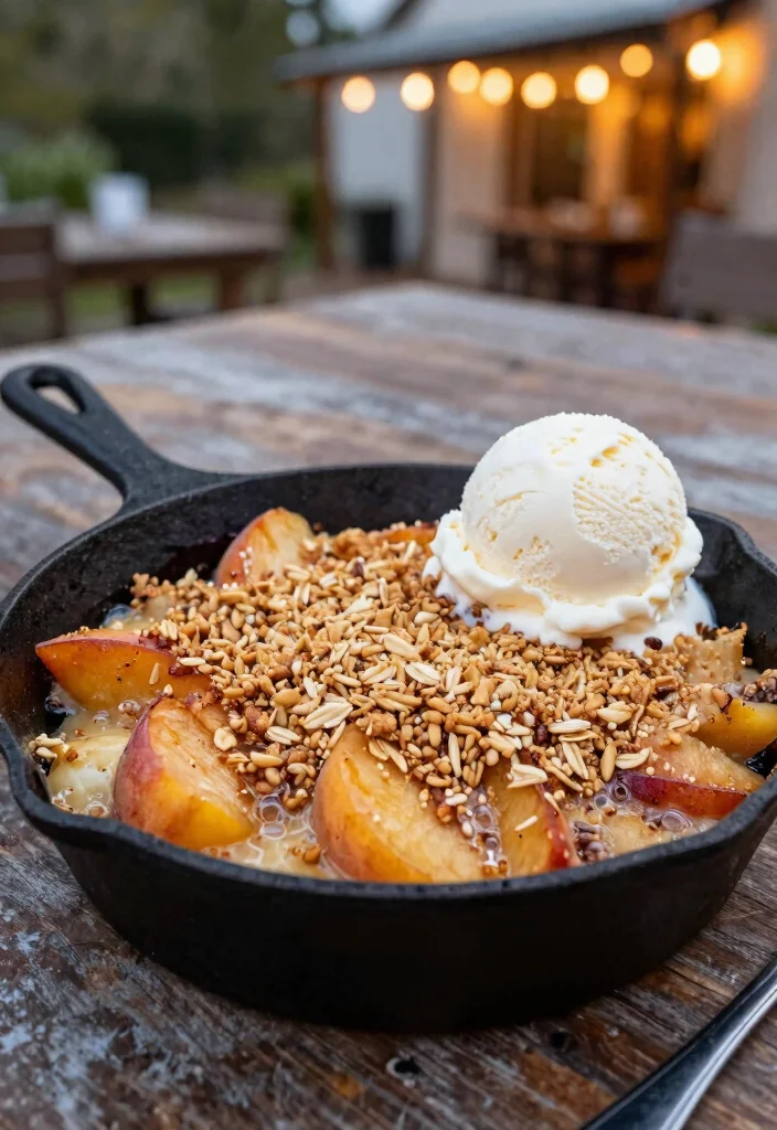 13 Mouthwatering Smoker Dinner Ideas for the Weekend 13. Smoked Peach Crisp 0