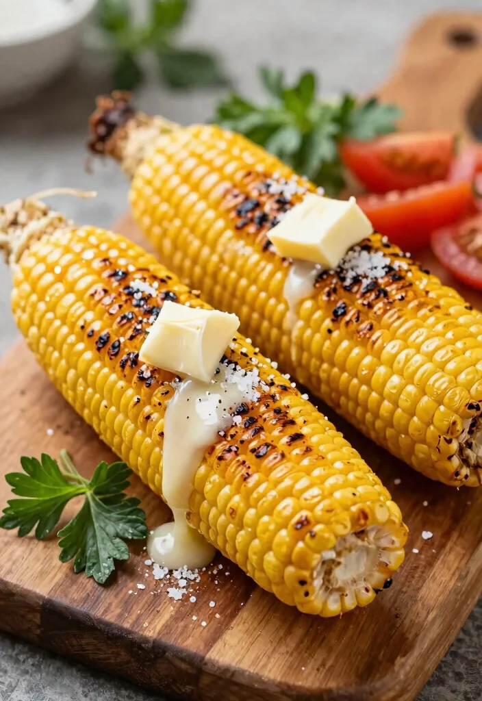 13 Mouthwatering Smoker Dinner Ideas for the Weekend 9. Grilled Corn on the Cob 0