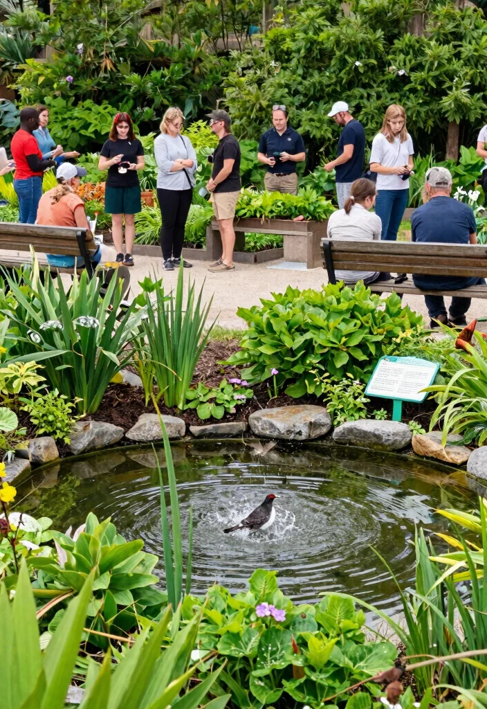 13 Relaxing Bird Bath Pond Ideas for a Backyard Retreat 13. Community Wildlife Pond 0