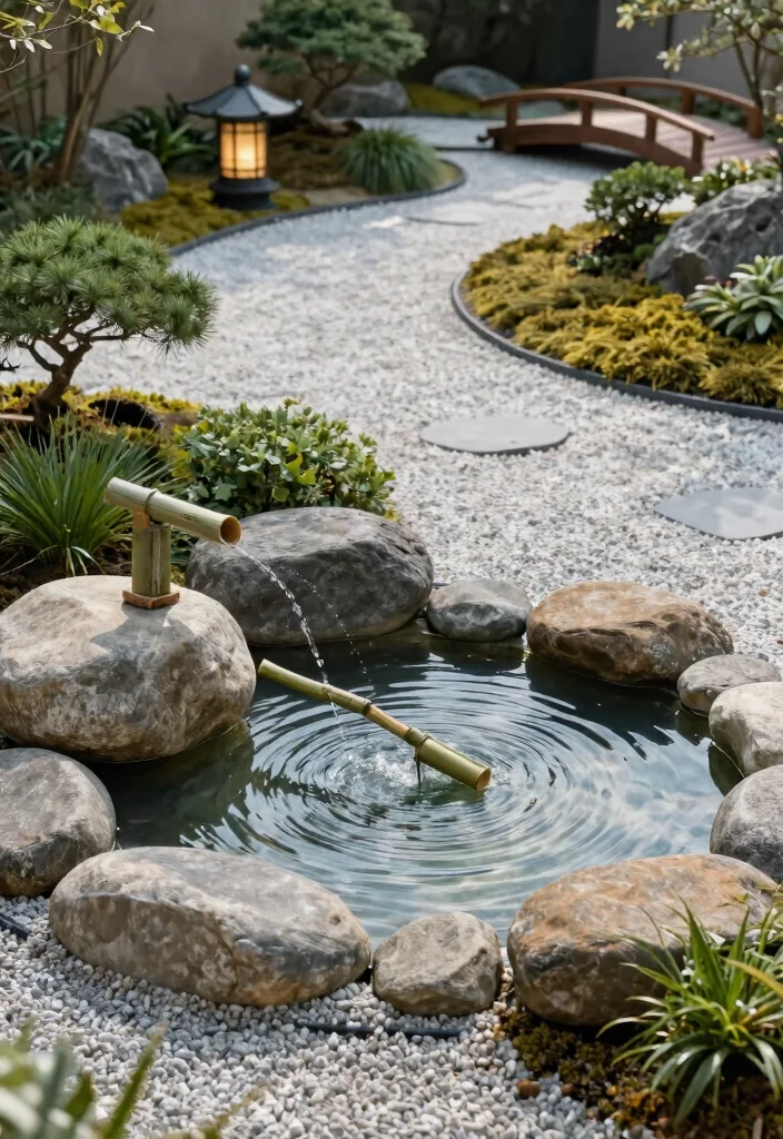 13 Relaxing Bird Bath Pond Ideas for a Backyard Retreat 5. Tranquil Zen Garden Pond 0