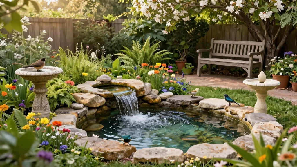 13 Relaxing Bird Bath Pond Ideas for a Backyard Retreat