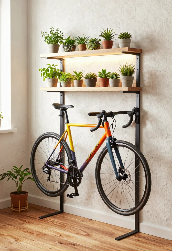 13 Smart Apartment Bike Storage Ideas for Urban Gardeners 1 13 Smart Apartment Bike Storage Ideas for Urban Gardeners 1. Vertical Bike Racks 0