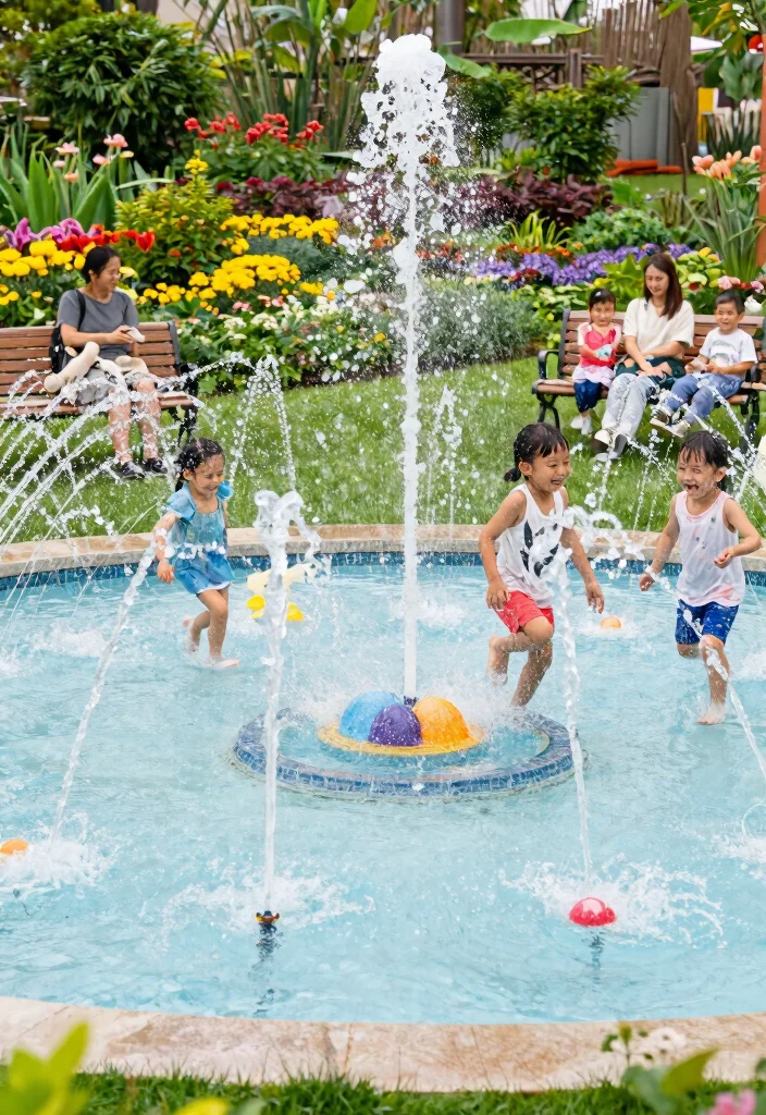 13 Soothing Patio Water Fountain Ideas for Outdoor Living 11 13 Soothing Patio Water Fountain Ideas for Outdoor Living 12. Interactive Childrens Fountains 0