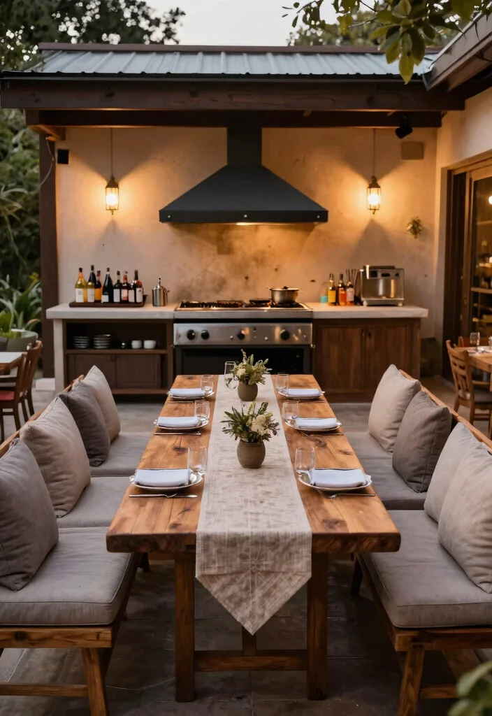 13 Stunning Smoker Patio Ideas for Outdoor Entertaining 6 13 Stunning Smoker Patio Ideas for Outdoor Entertaining 6. Elevated Smoky Dining Experience 0