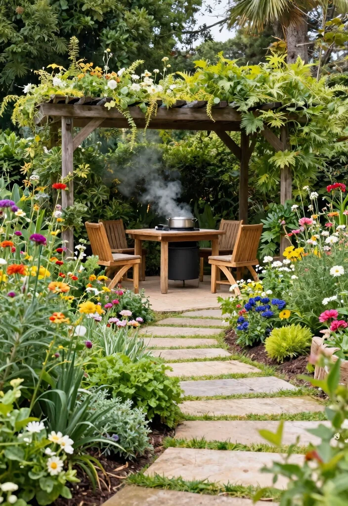 13 Stunning Smoker Patio Ideas for Outdoor Entertaining 7 13 Stunning Smoker Patio Ideas for Outdoor Entertaining 7. Garden Oasis Smoker Retreat 0