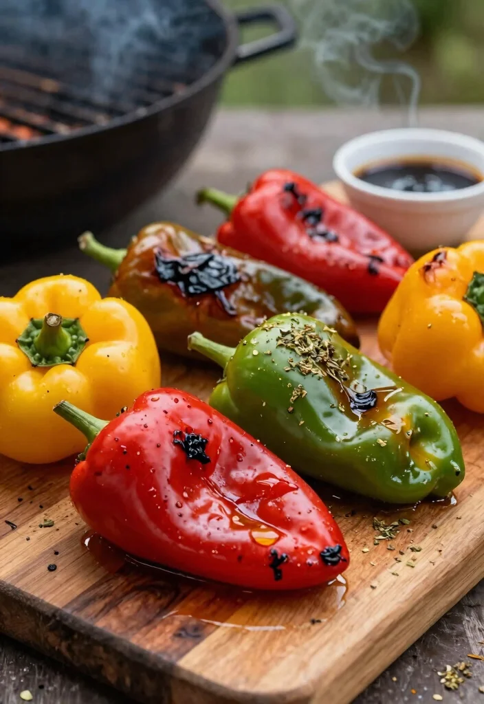 13 Surprising Best Food on Smoker Ideas Must Try 1. Smoky Grilled Peppers 0